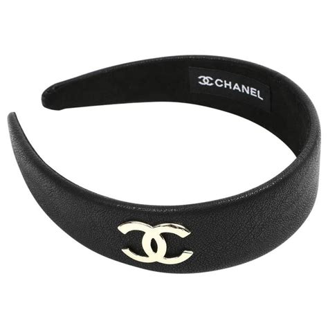 chanel hair tie replica|Chanel headbands for women.